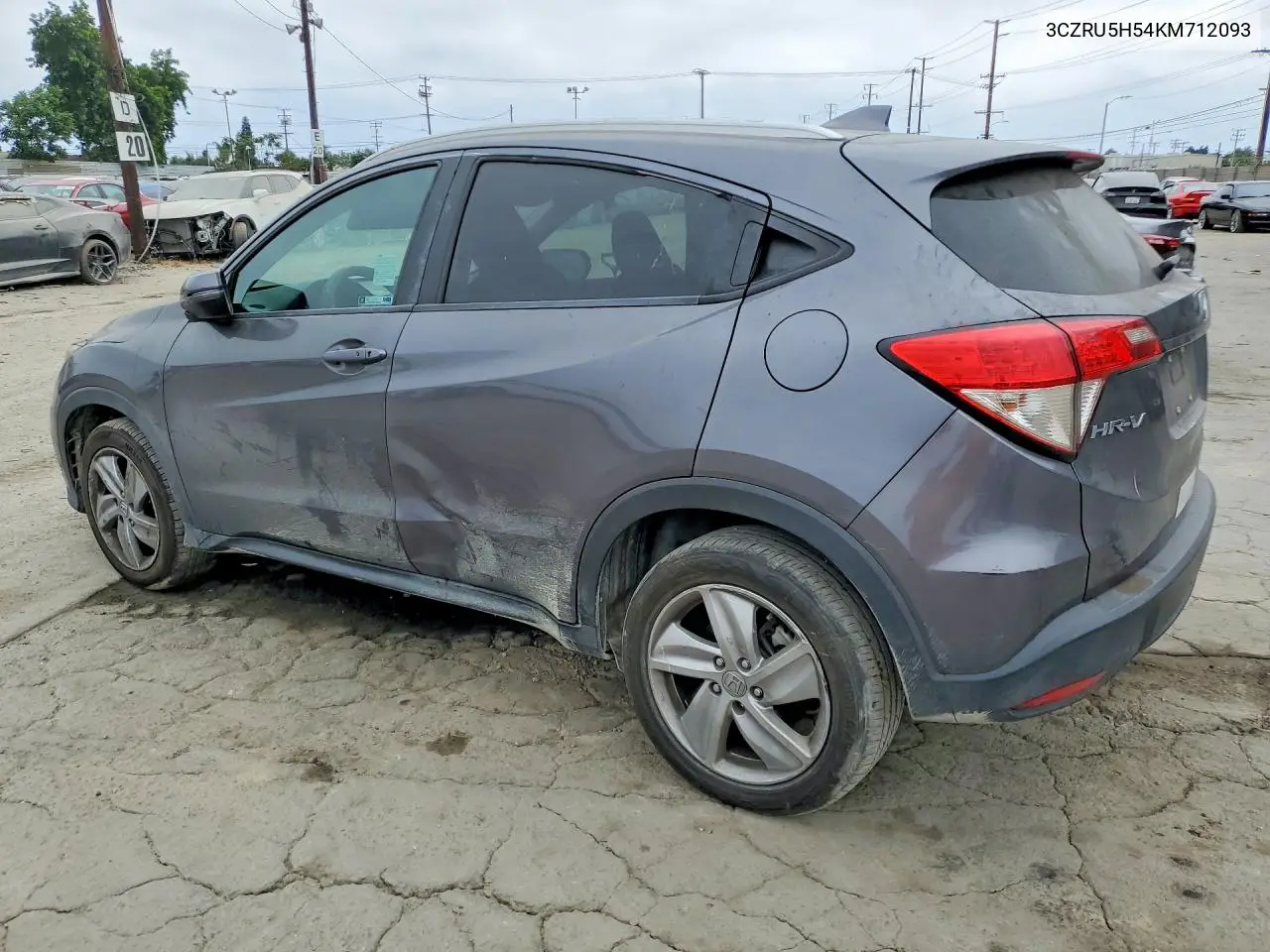 2019 Honda Hr-V Ex VIN: 3CZRU5H54KM712093 Lot: 60888766