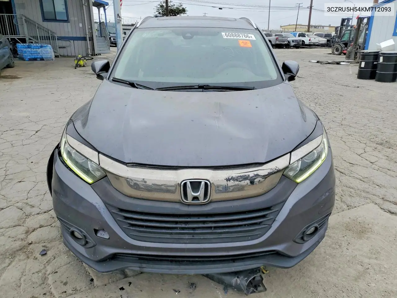 2019 Honda Hr-V Ex VIN: 3CZRU5H54KM712093 Lot: 60888766