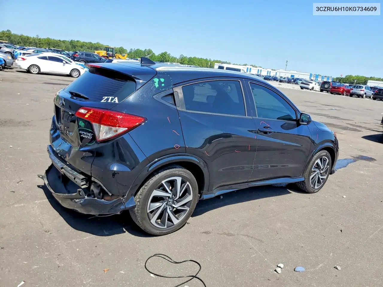 2019 Honda Hr-V Sport VIN: 3CZRU6H10KG734609 Lot: 61478796