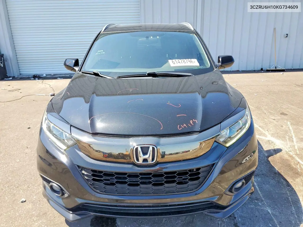 2019 Honda Hr-V Sport VIN: 3CZRU6H10KG734609 Lot: 61478796