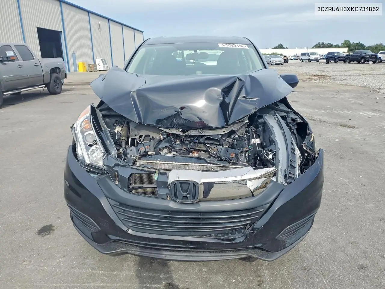 2019 Honda Hr-V Lx VIN: 3CZRU6H3XKG734862 Lot: 61890196