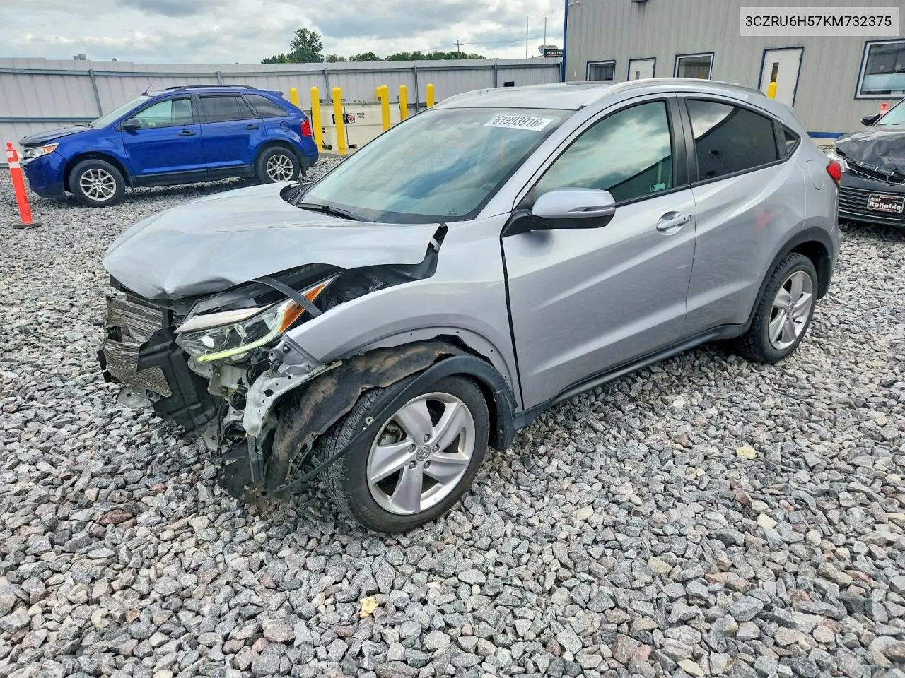 2019 Honda Hr-V Ex VIN: 3CZRU6H57KM732375 Lot: 61993916