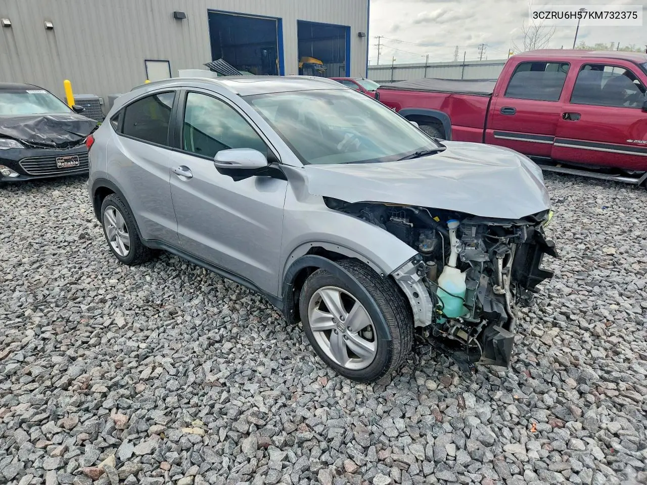 2019 Honda Hr-V Ex VIN: 3CZRU6H57KM732375 Lot: 61993916