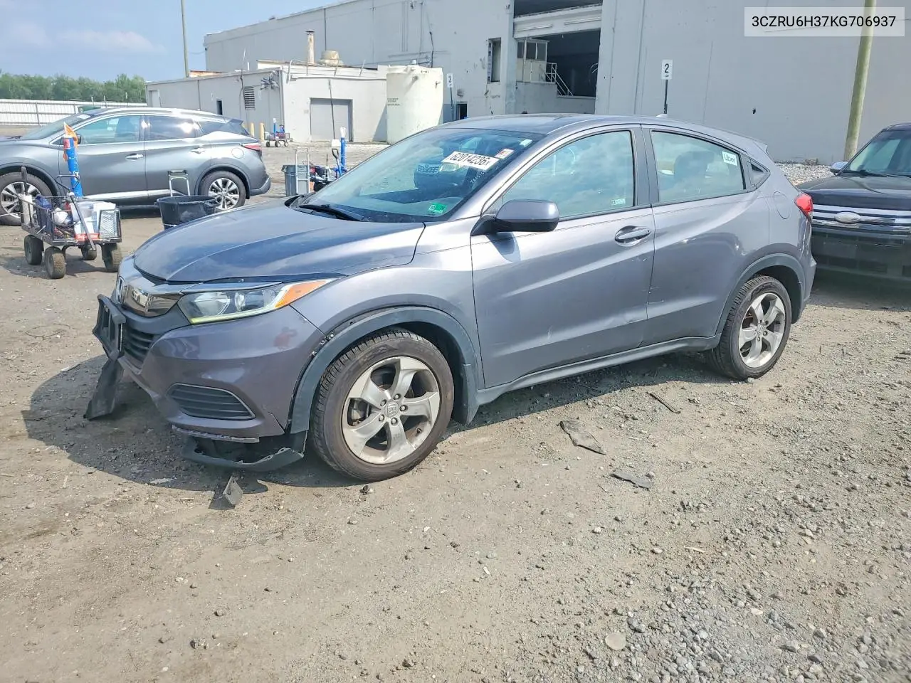 2019 Honda Hr-V Lx VIN: 3CZRU6H37KG706937 Lot: 62014236