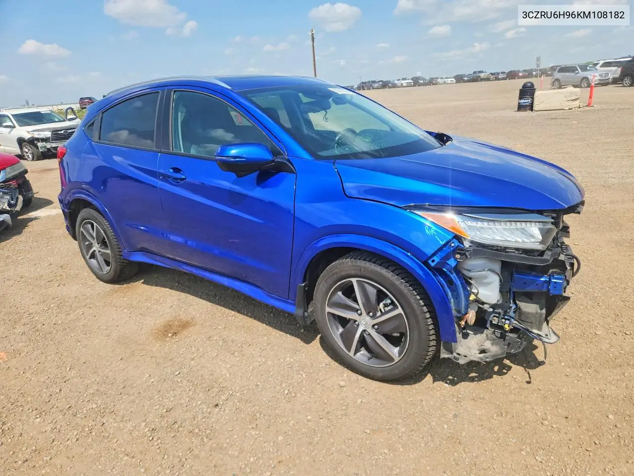 2019 Honda Hr-V Touring VIN: 3CZRU6H96KM108182 Lot: 62075386