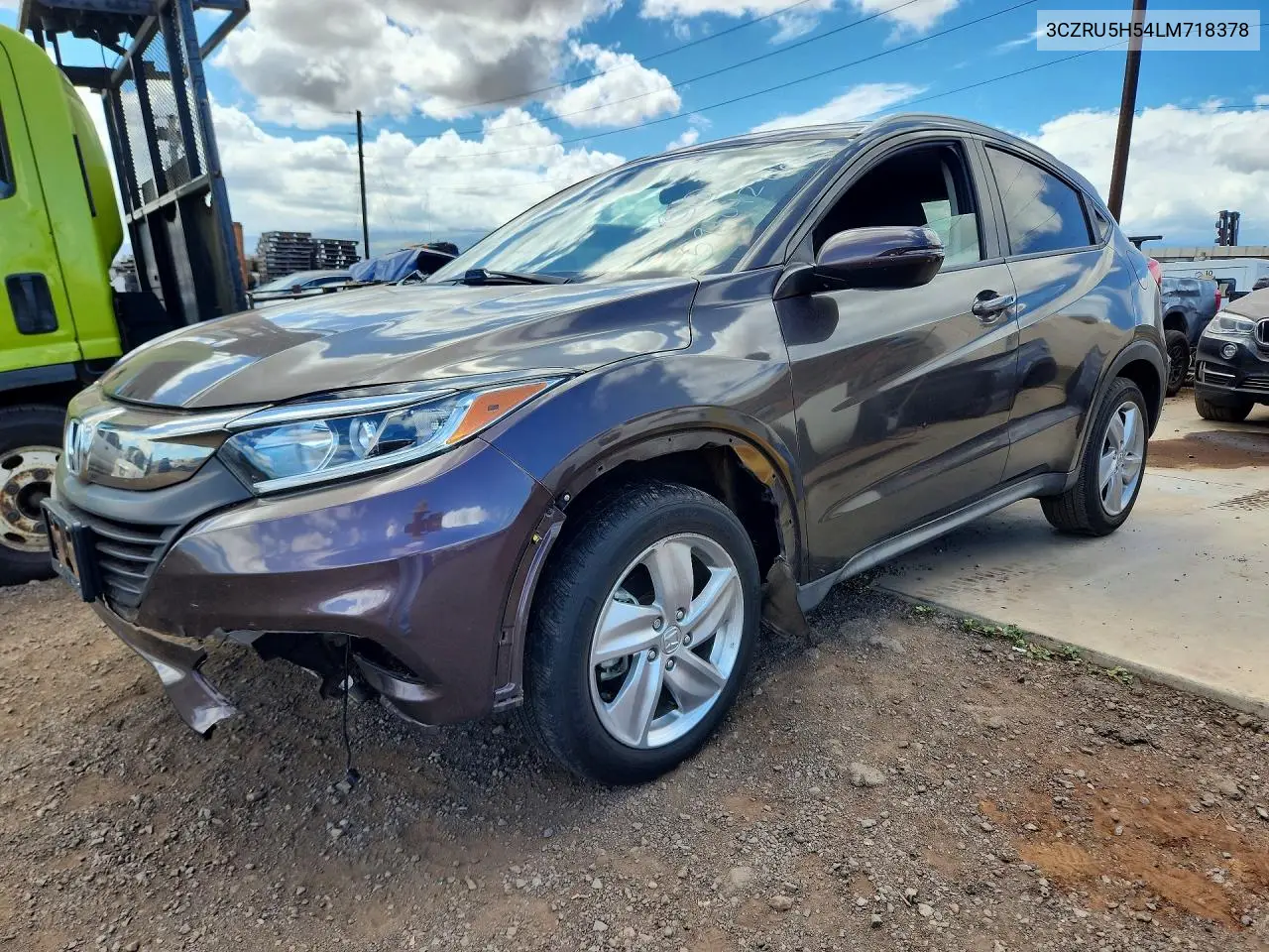 2020 Honda Hr-V Ex VIN: 3CZRU5H54LM718378 Lot: 59404246