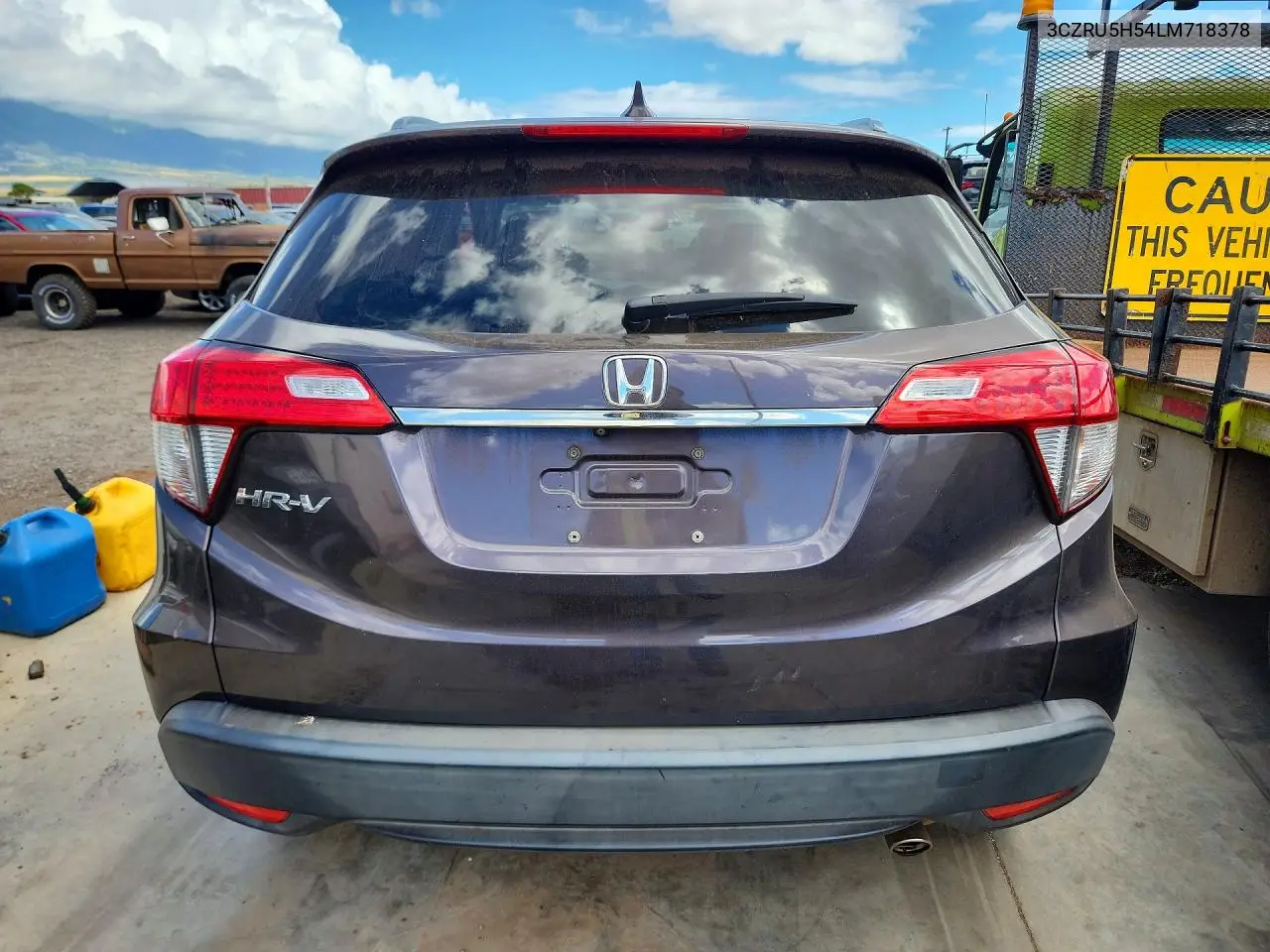 2020 Honda Hr-V Ex VIN: 3CZRU5H54LM718378 Lot: 59404246