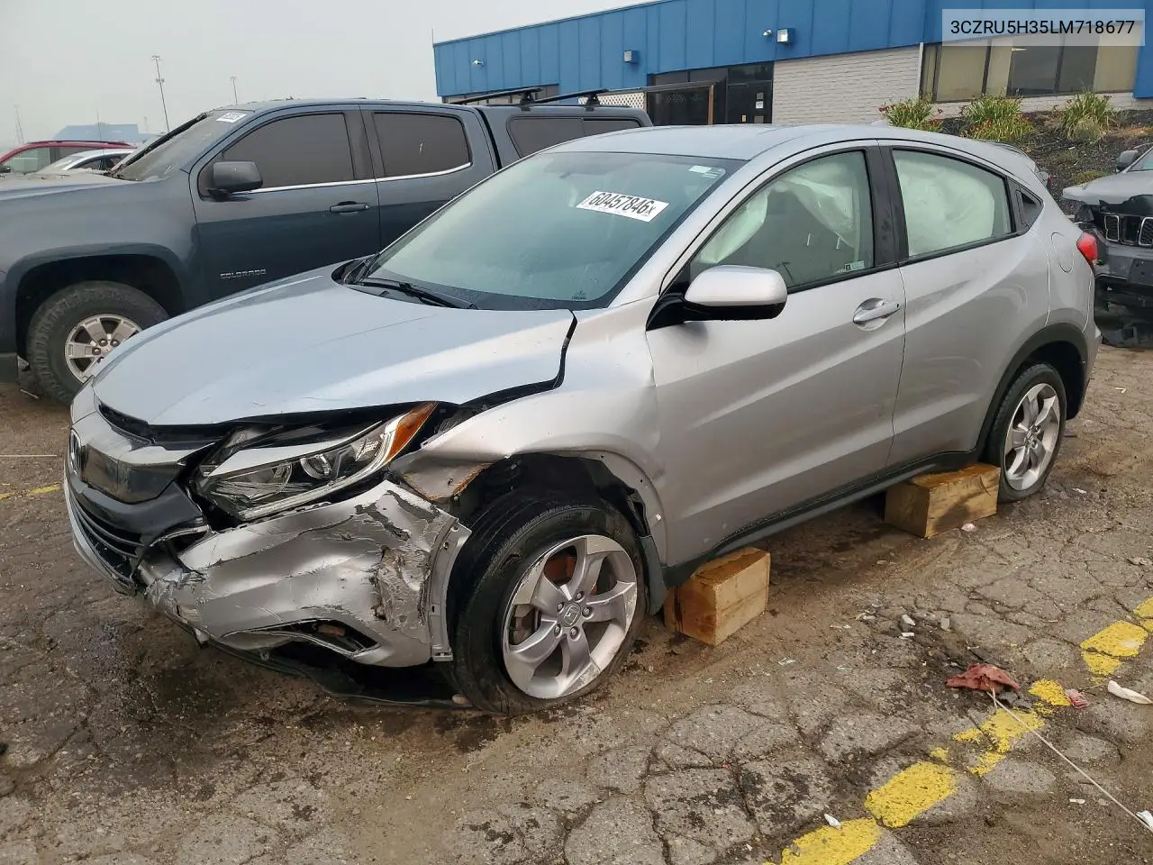 2020 Honda Hr-V Lx VIN: 3CZRU5H35LM718677 Lot: 60457846