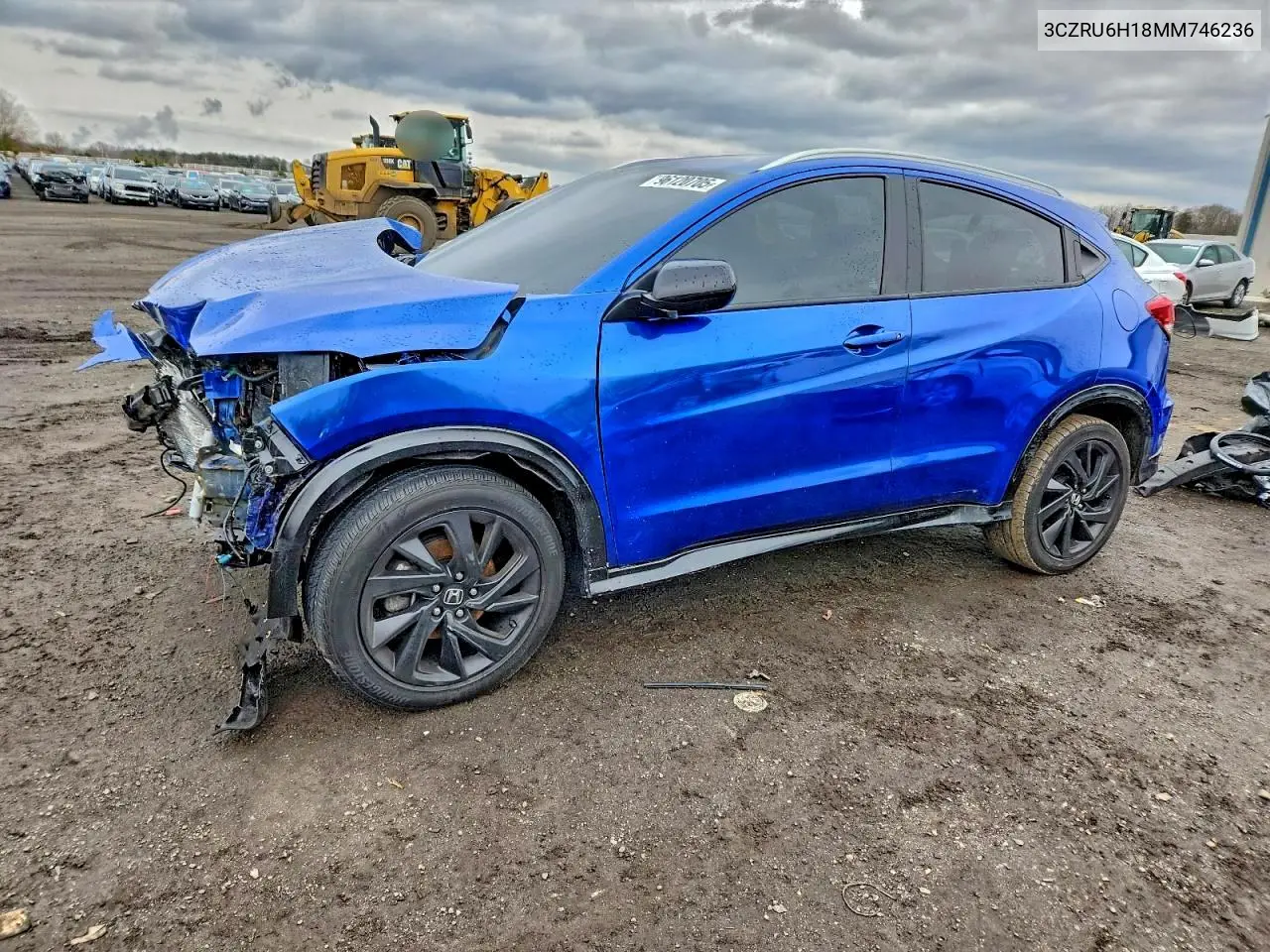 3CZRU6H18MM746236 2021 Honda Hr-V Sport