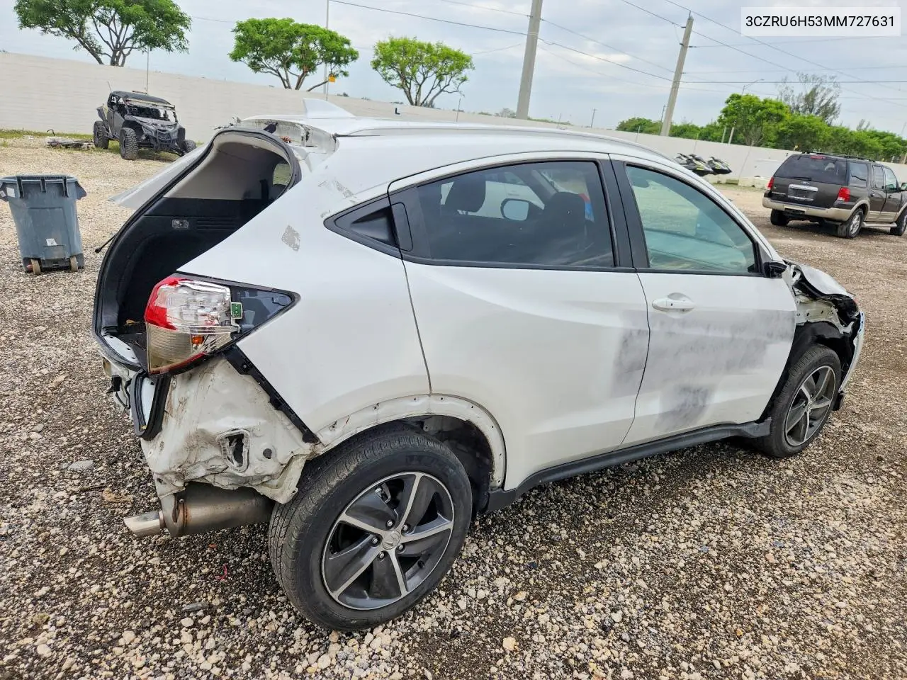 3CZRU6H53MM727631 2021 Honda Hr-V Ex