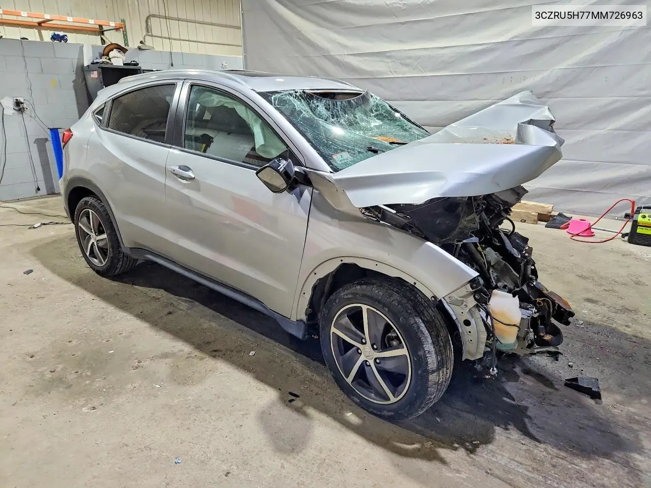 2021 Honda Hr-V Exl VIN: 3CZRU5H77MM726963 Lot: 56652356
