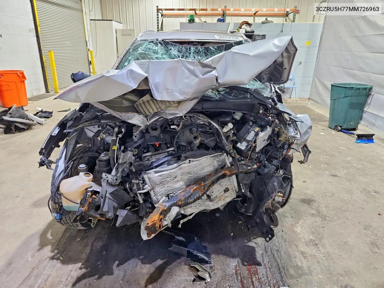 2021 Honda Hr-V Exl VIN: 3CZRU5H77MM726963 Lot: 56652356