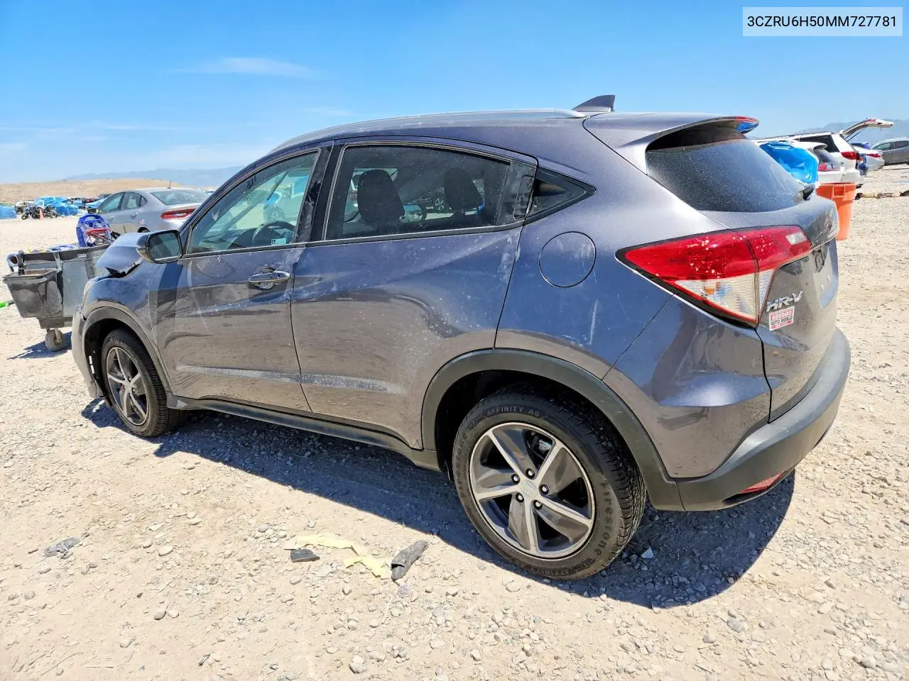 2021 Honda Hr-V Ex VIN: 3CZRU6H50MM727781 Lot: 57878206
