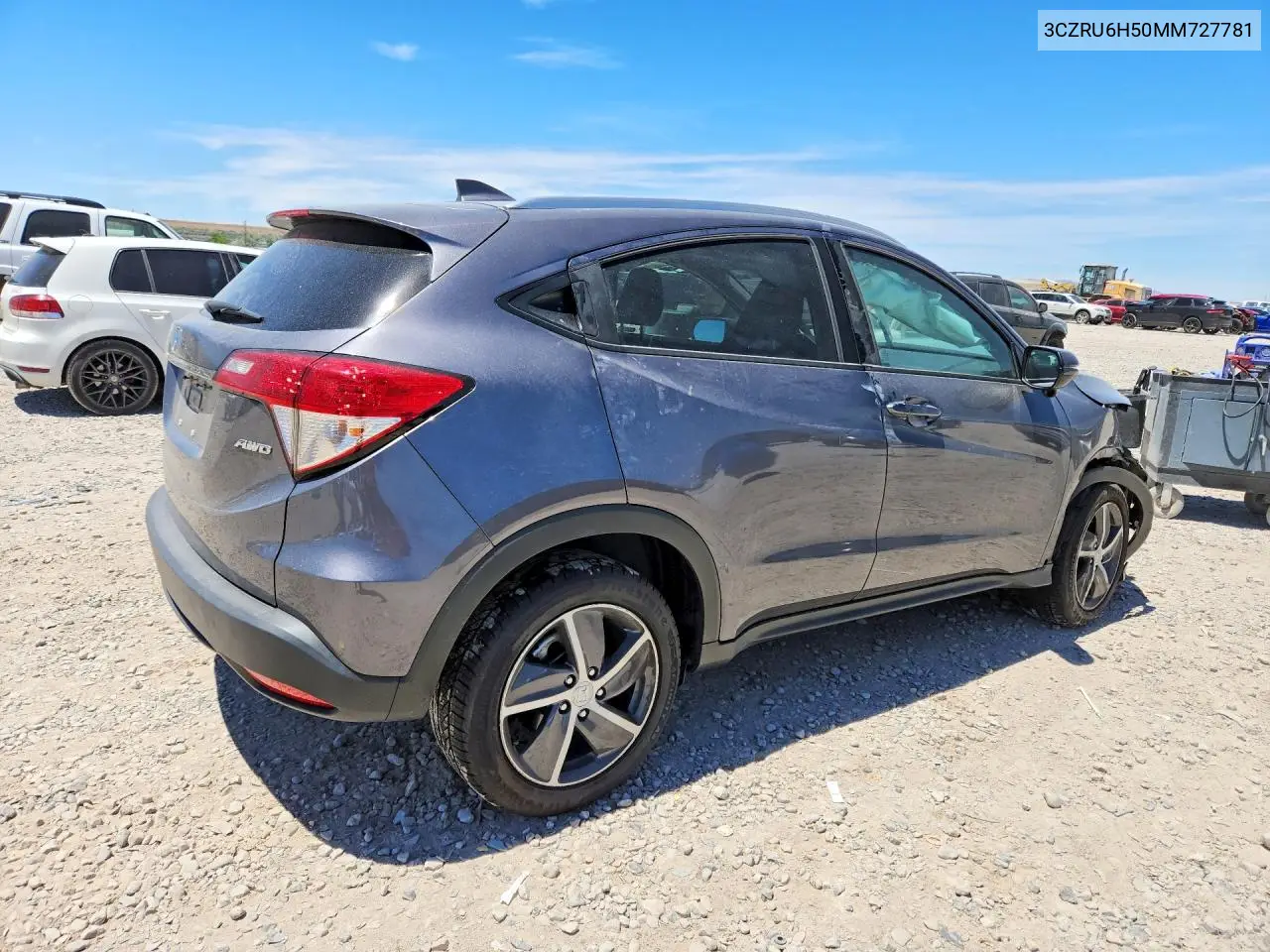 2021 Honda Hr-V Ex VIN: 3CZRU6H50MM727781 Lot: 57878206