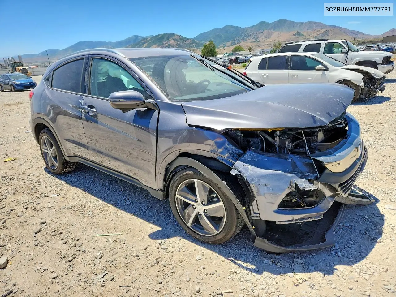 2021 Honda Hr-V Ex VIN: 3CZRU6H50MM727781 Lot: 57878206