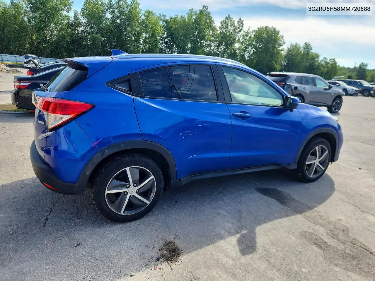 2021 Honda Hr-V Ex VIN: 3CZRU6H58MM720688 Lot: 58435036
