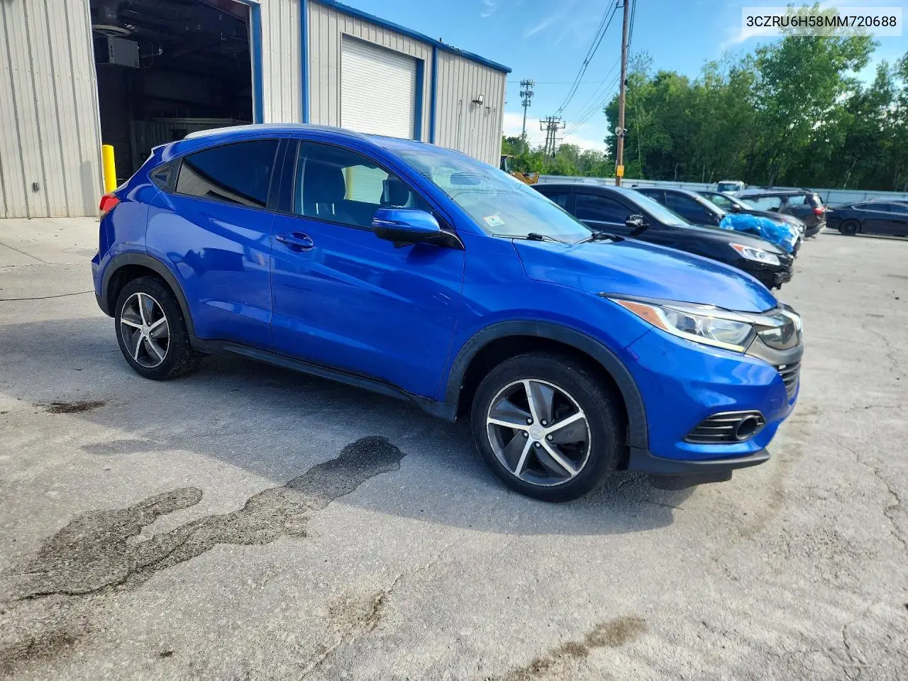 2021 Honda Hr-V Ex VIN: 3CZRU6H58MM720688 Lot: 58435036