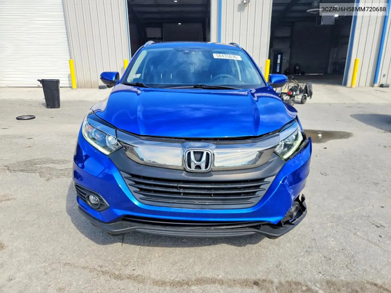 2021 Honda Hr-V Ex VIN: 3CZRU6H58MM720688 Lot: 58435036