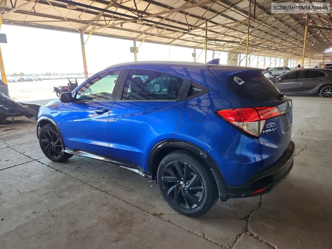 2021 Honda Hr-V Sport VIN: 3CZRU5H10MM706646 Lot: 58588556