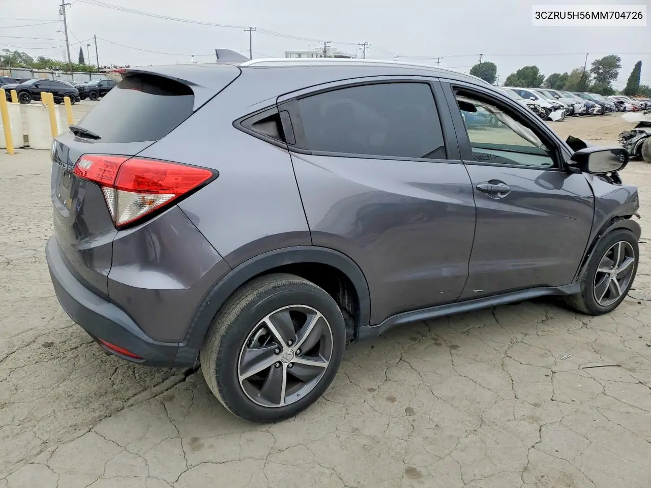 2021 Honda Hr-V Ex VIN: 3CZRU5H56MM704726 Lot: 60134206
