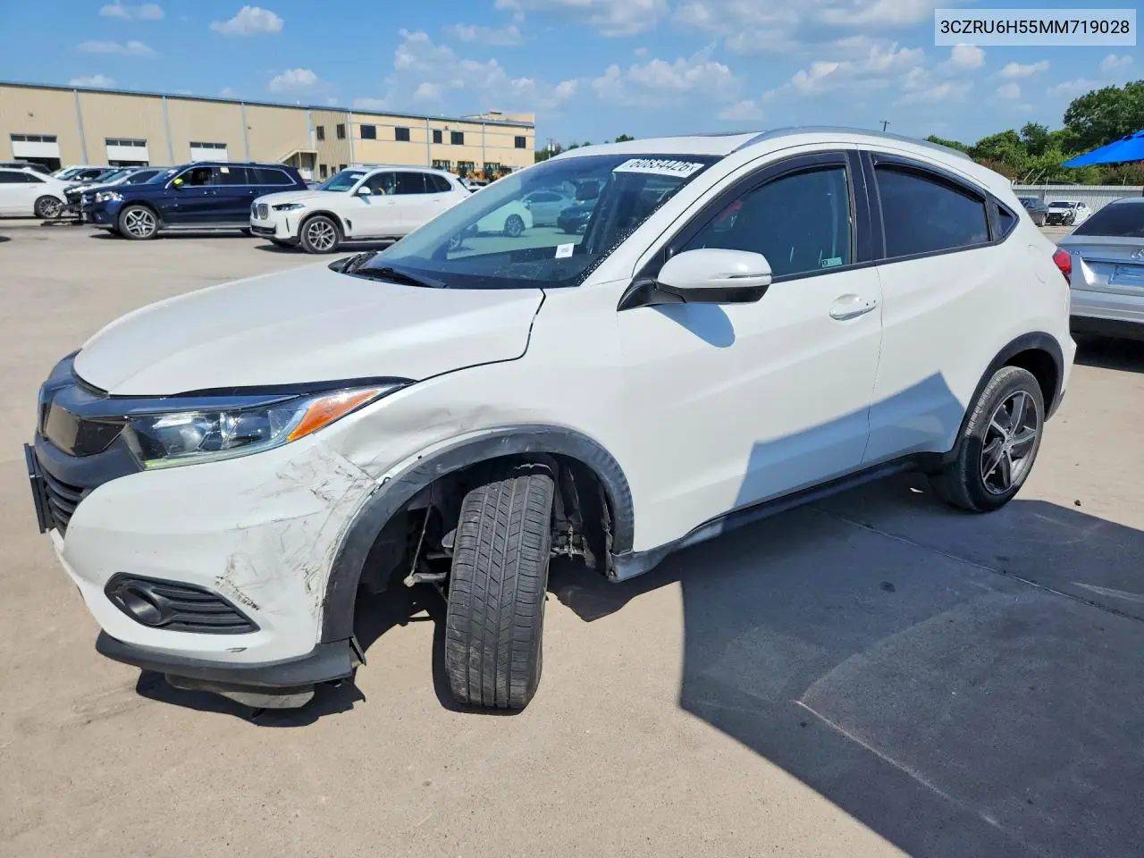 3CZRU6H55MM719028 2021 Honda Hr-V Ex