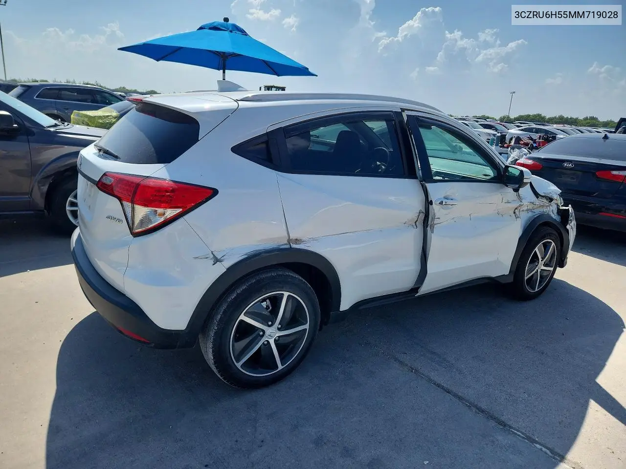 3CZRU6H55MM719028 2021 Honda Hr-V Ex