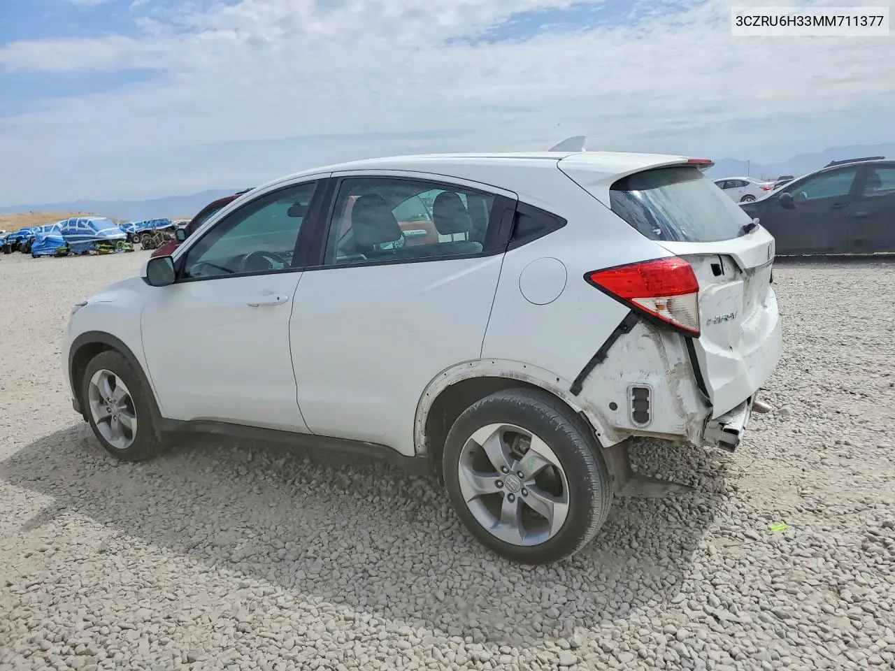 2021 Honda Hr-V Lx VIN: 3CZRU6H33MM711377 Lot: 61473066