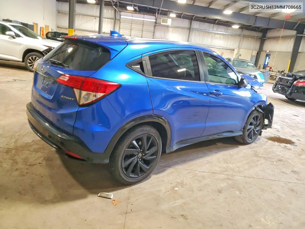 2021 Honda Hr-V Sport VIN: 3CZRU5H13MM708665 Lot: 85460545