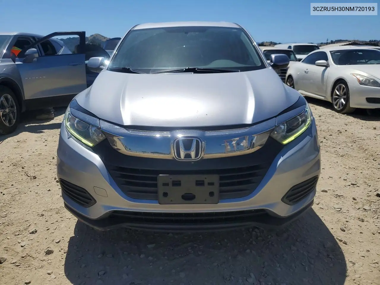 2022 Honda Hr-V Lx VIN: 3CZRU5H30NM720193 Lot: 53817406