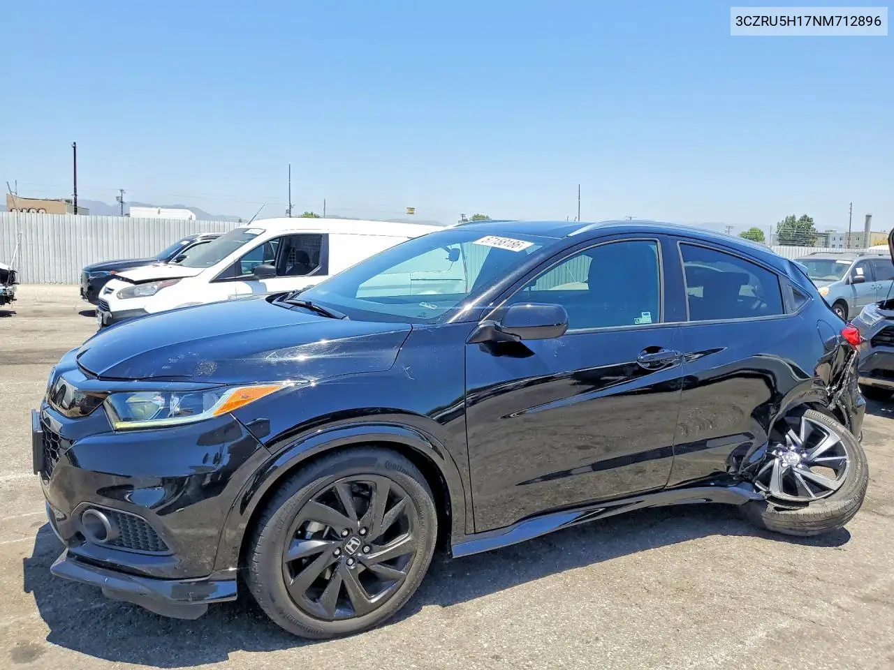 2022 Honda Hr-V Sport VIN: 3CZRU5H17NM712896 Lot: 57158186