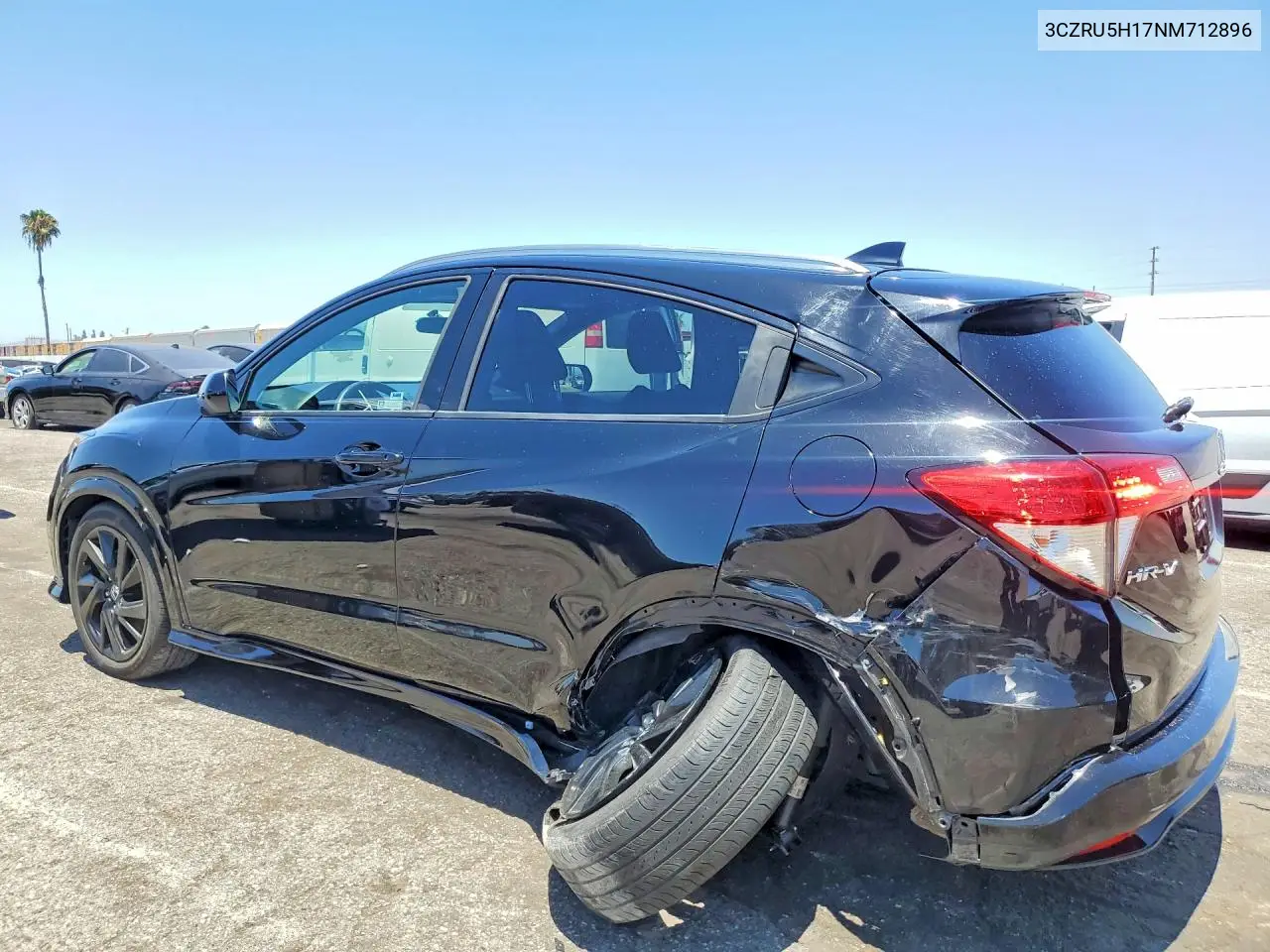 2022 Honda Hr-V Sport VIN: 3CZRU5H17NM712896 Lot: 57158186