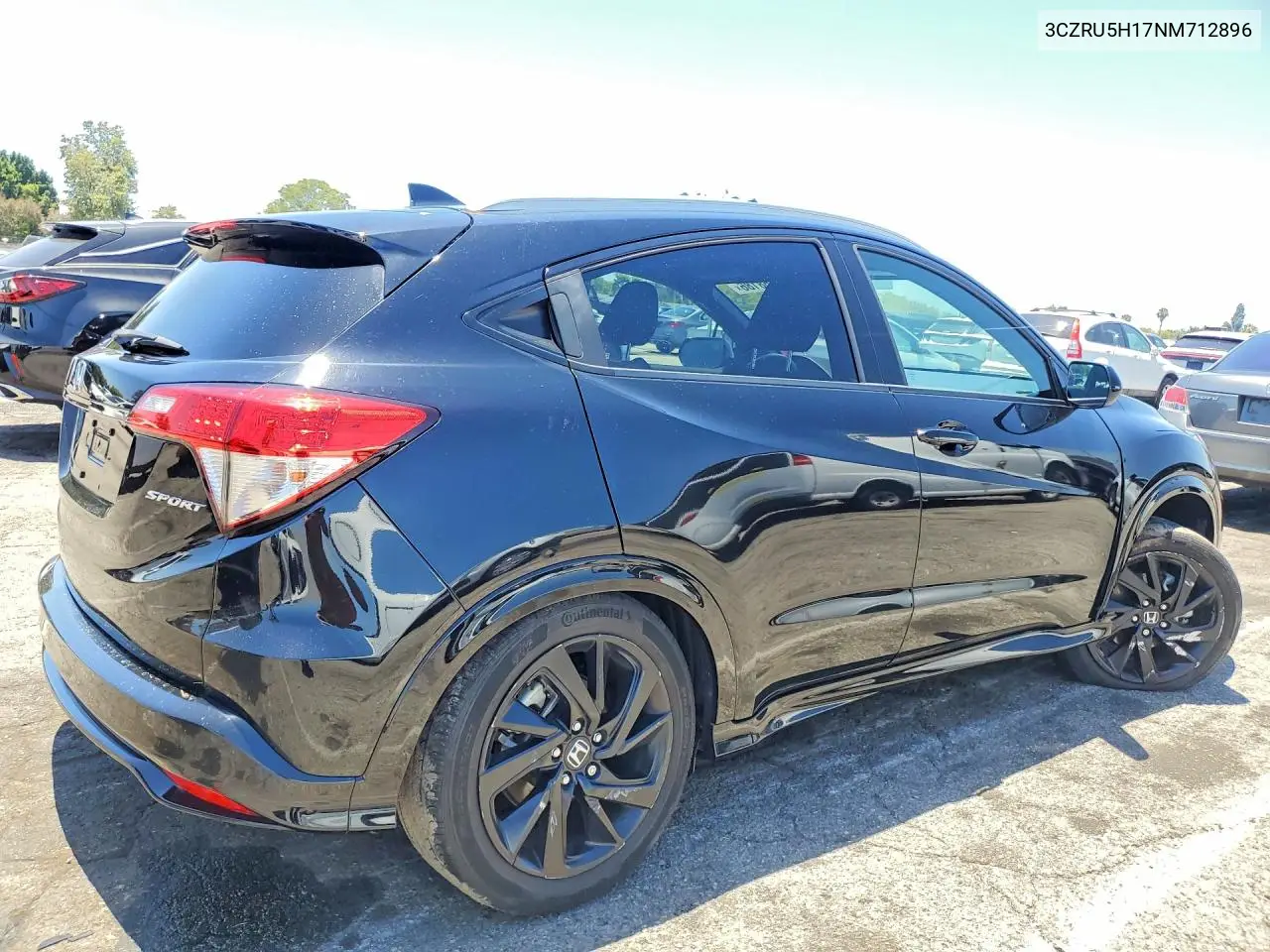 2022 Honda Hr-V Sport VIN: 3CZRU5H17NM712896 Lot: 57158186