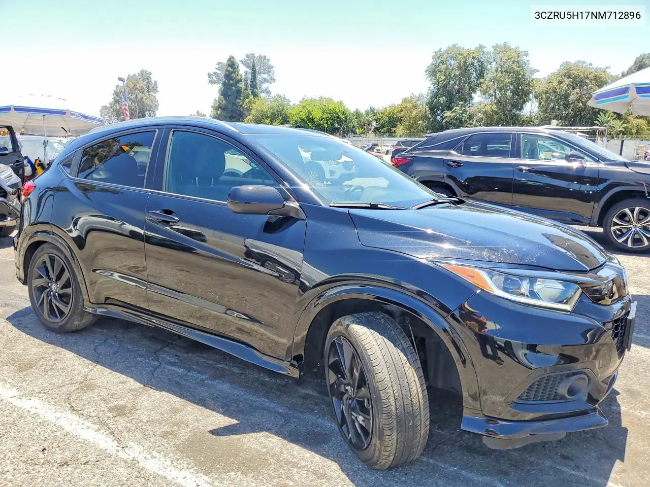 2022 Honda Hr-V Sport VIN: 3CZRU5H17NM712896 Lot: 57158186
