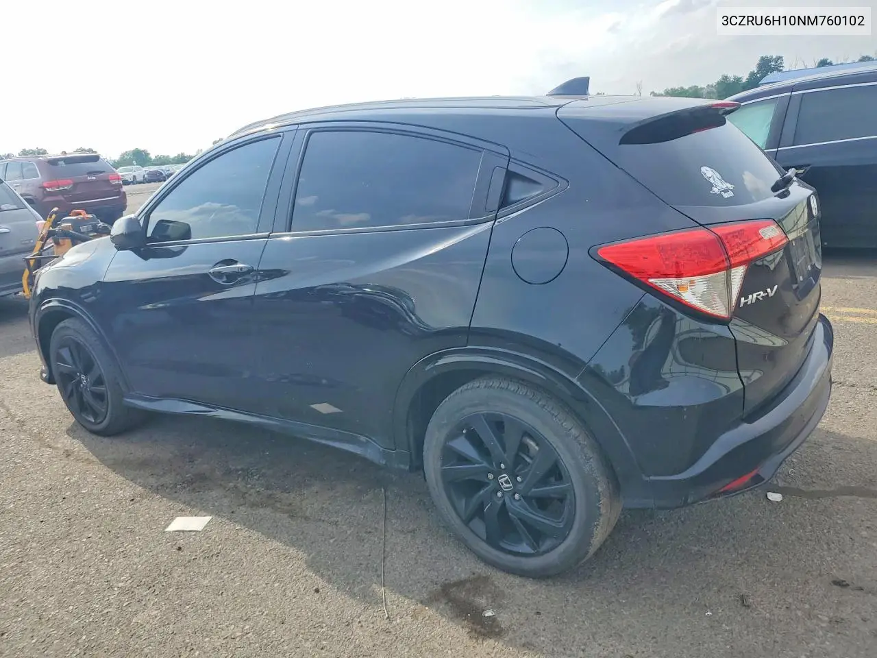2022 Honda Hr-V Sport VIN: 3CZRU6H10NM760102 Lot: 57192636