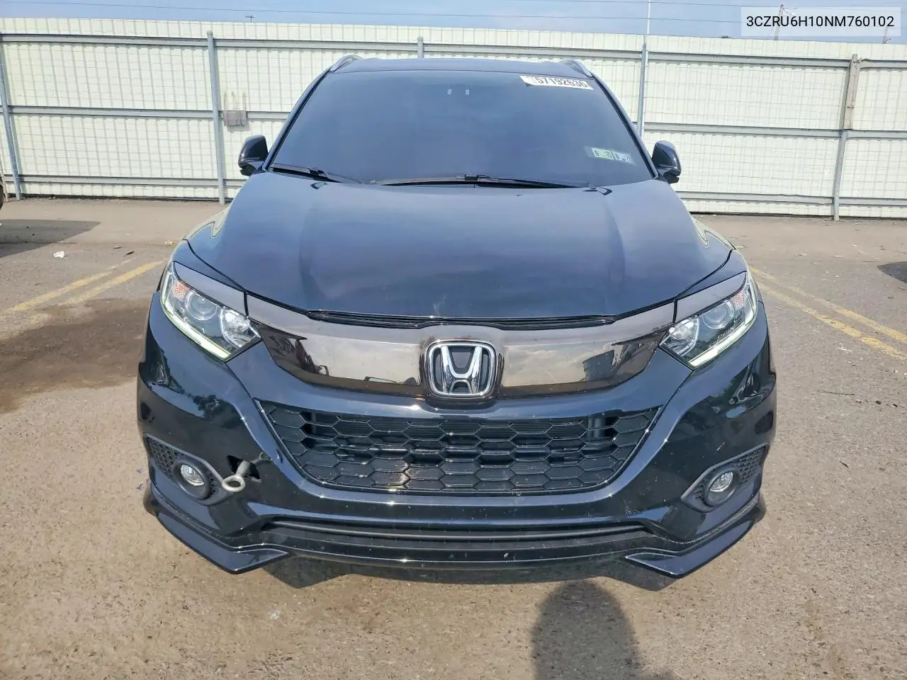 2022 Honda Hr-V Sport VIN: 3CZRU6H10NM760102 Lot: 57192636