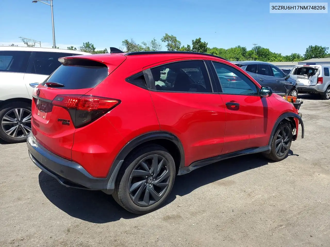 2022 Honda Hr-V Sport VIN: 3CZRU6H17NM748206 Lot: 57353136