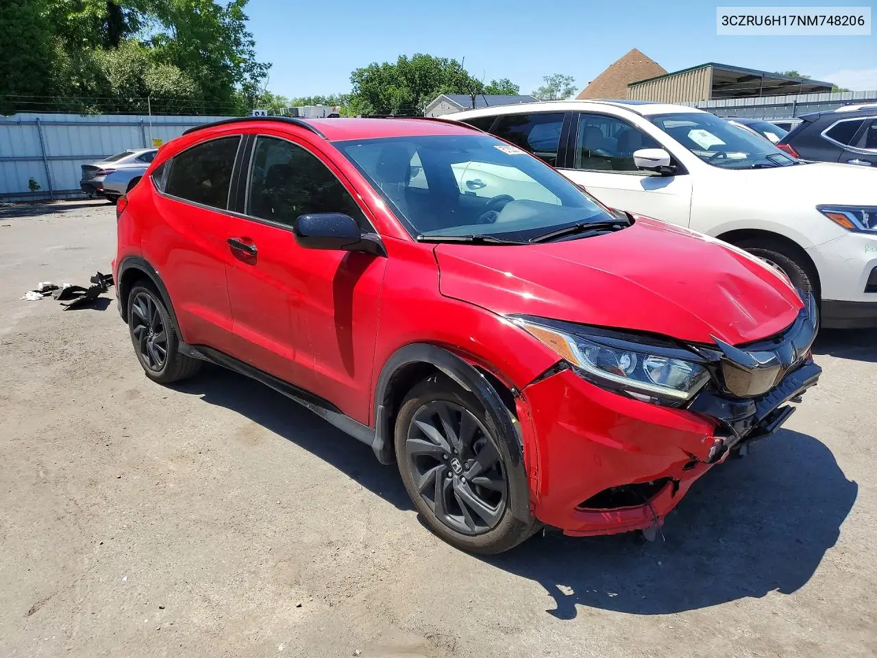 2022 Honda Hr-V Sport VIN: 3CZRU6H17NM748206 Lot: 57353136