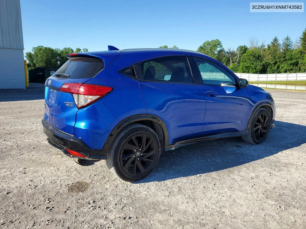 2022 Honda Hr-V Sport VIN: 3CZRU6H1XNM743582 Lot: 60062016