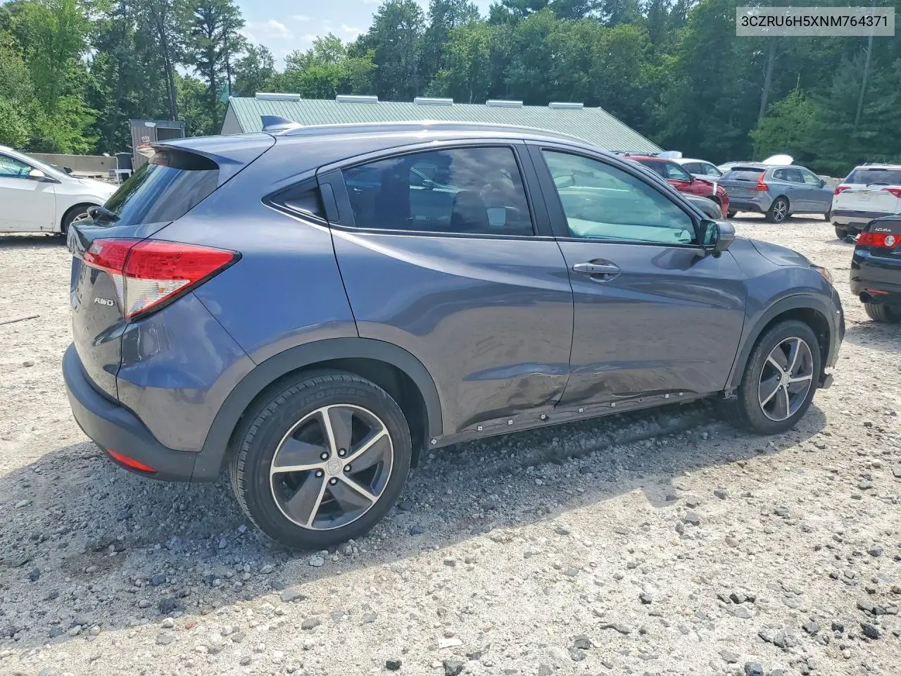 2022 Honda Hr-V Ex VIN: 3CZRU6H5XNM764371 Lot: 60521576