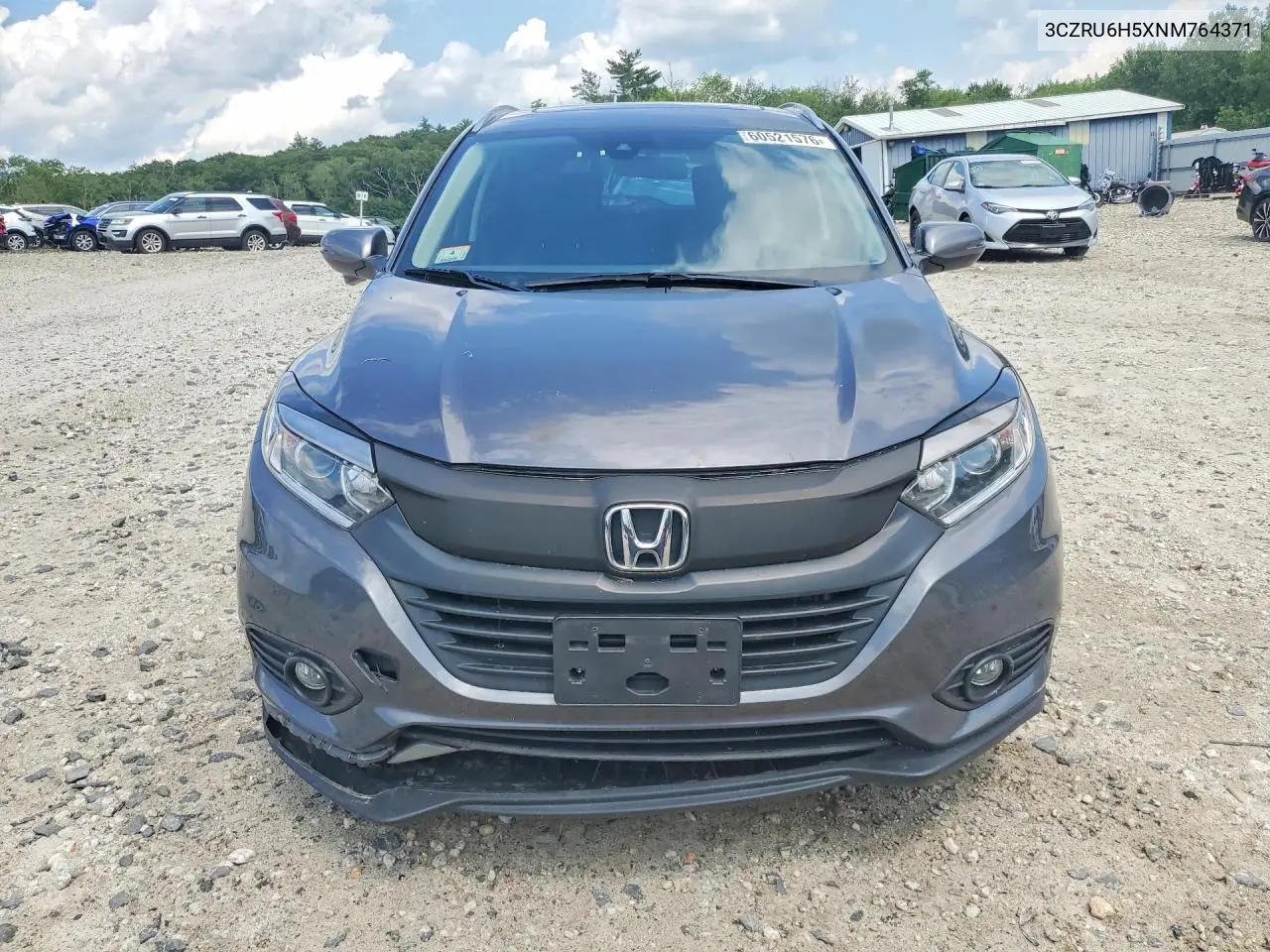 2022 Honda Hr-V Ex VIN: 3CZRU6H5XNM764371 Lot: 60521576