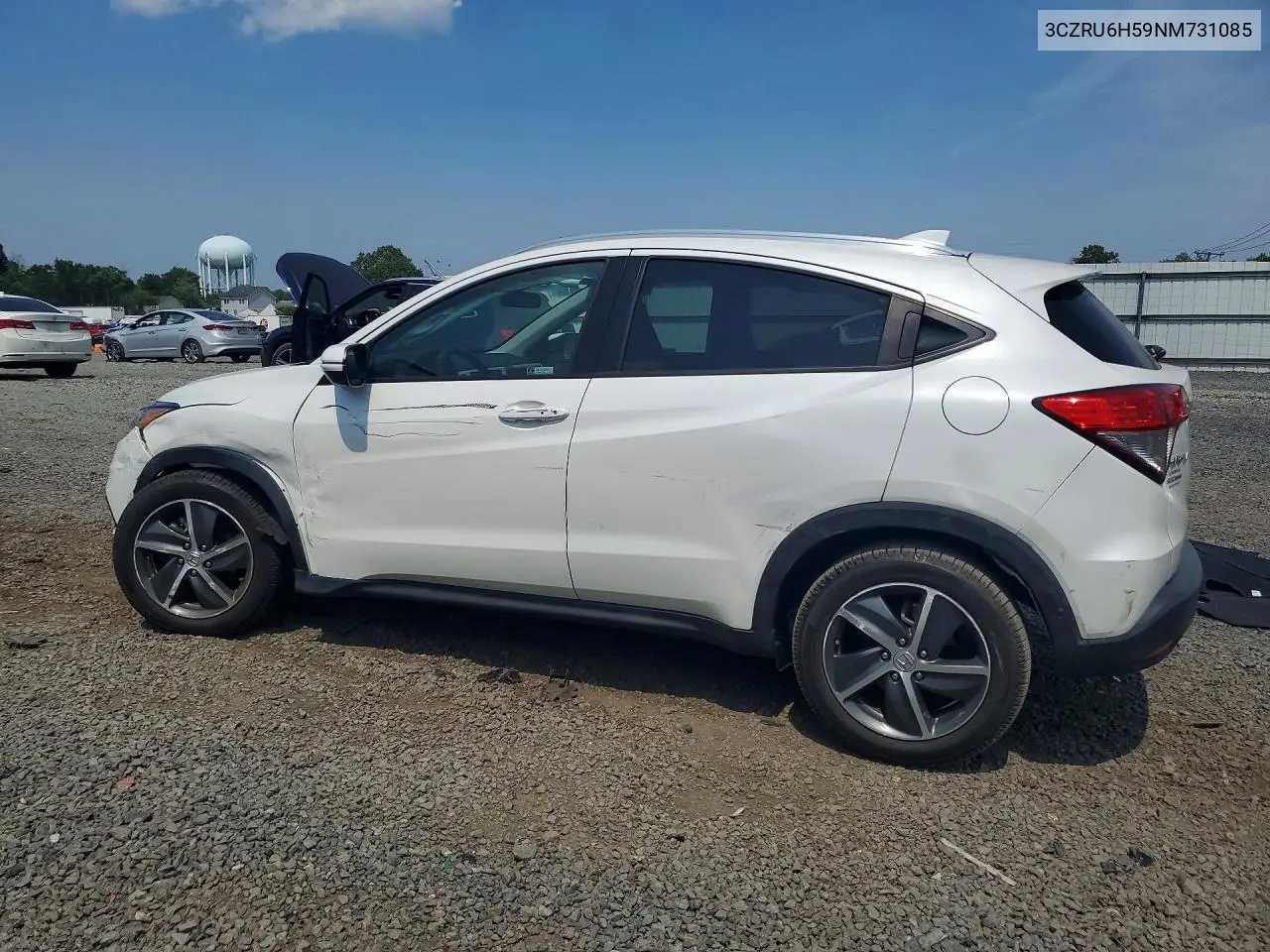 2022 Honda Hr-V Ex VIN: 3CZRU6H59NM731085 Lot: 60527956
