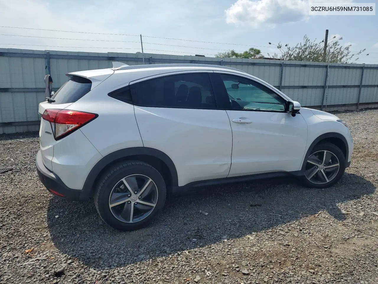 2022 Honda Hr-V Ex VIN: 3CZRU6H59NM731085 Lot: 60527956