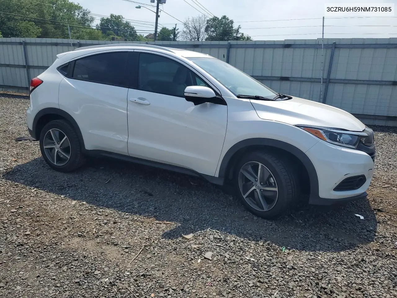 2022 Honda Hr-V Ex VIN: 3CZRU6H59NM731085 Lot: 60527956