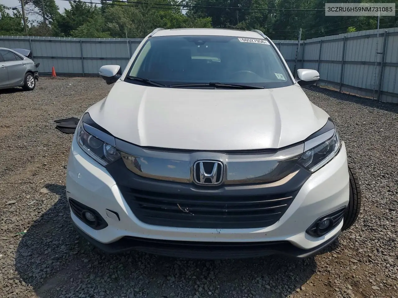 2022 Honda Hr-V Ex VIN: 3CZRU6H59NM731085 Lot: 60527956