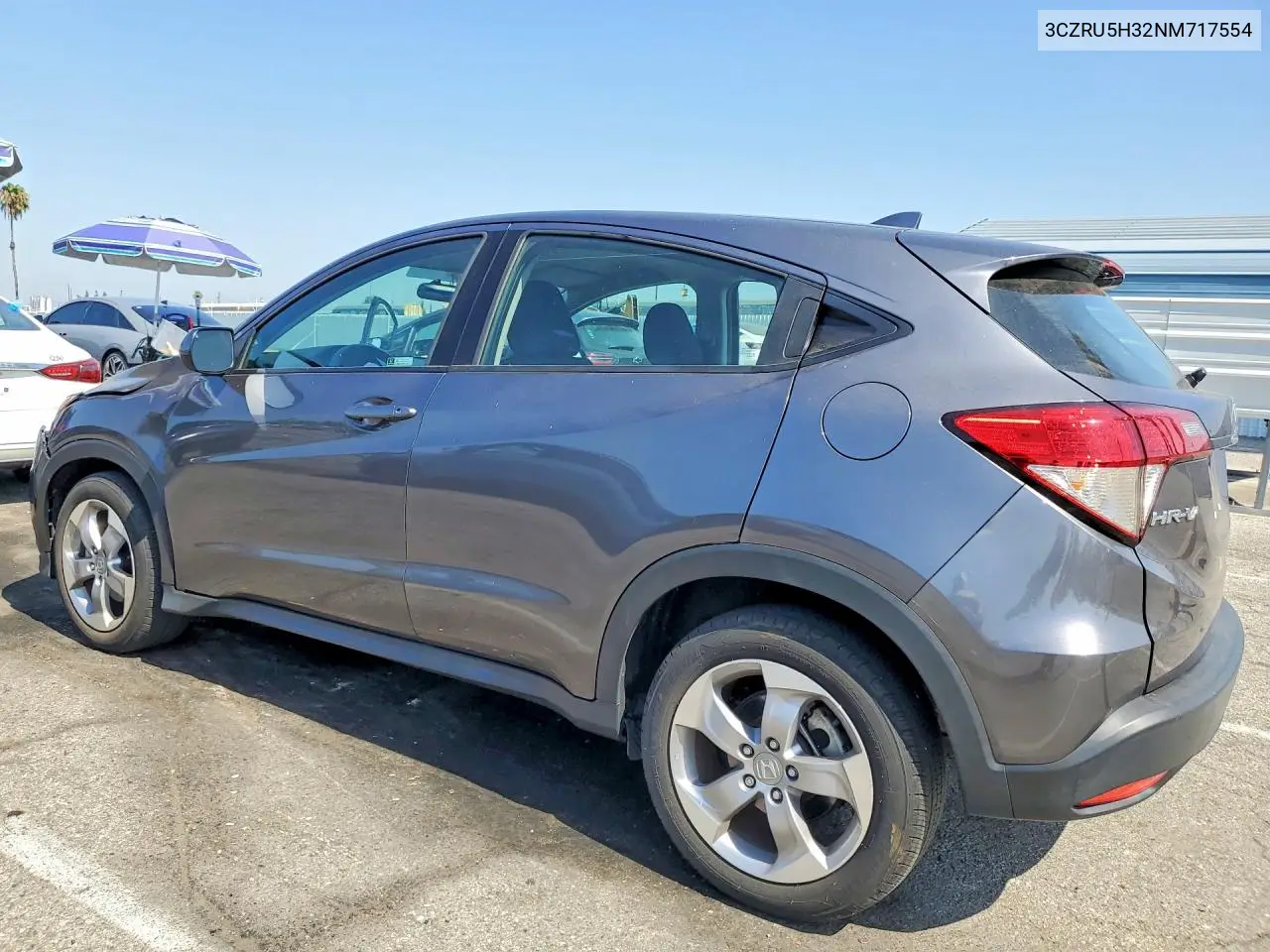 2022 Honda Hr-V Lx VIN: 3CZRU5H32NM717554 Lot: 61428436