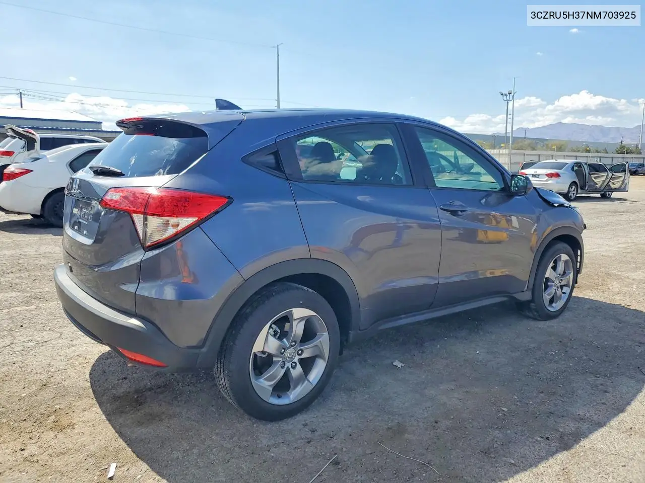 2022 Honda Hr-V Lx VIN: 3CZRU5H37NM703925 Lot: 61512946