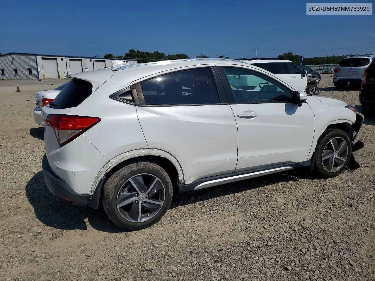 2022 Honda Hr-V Ex VIN: 3CZRU5H59NM733929 Lot: 61634366