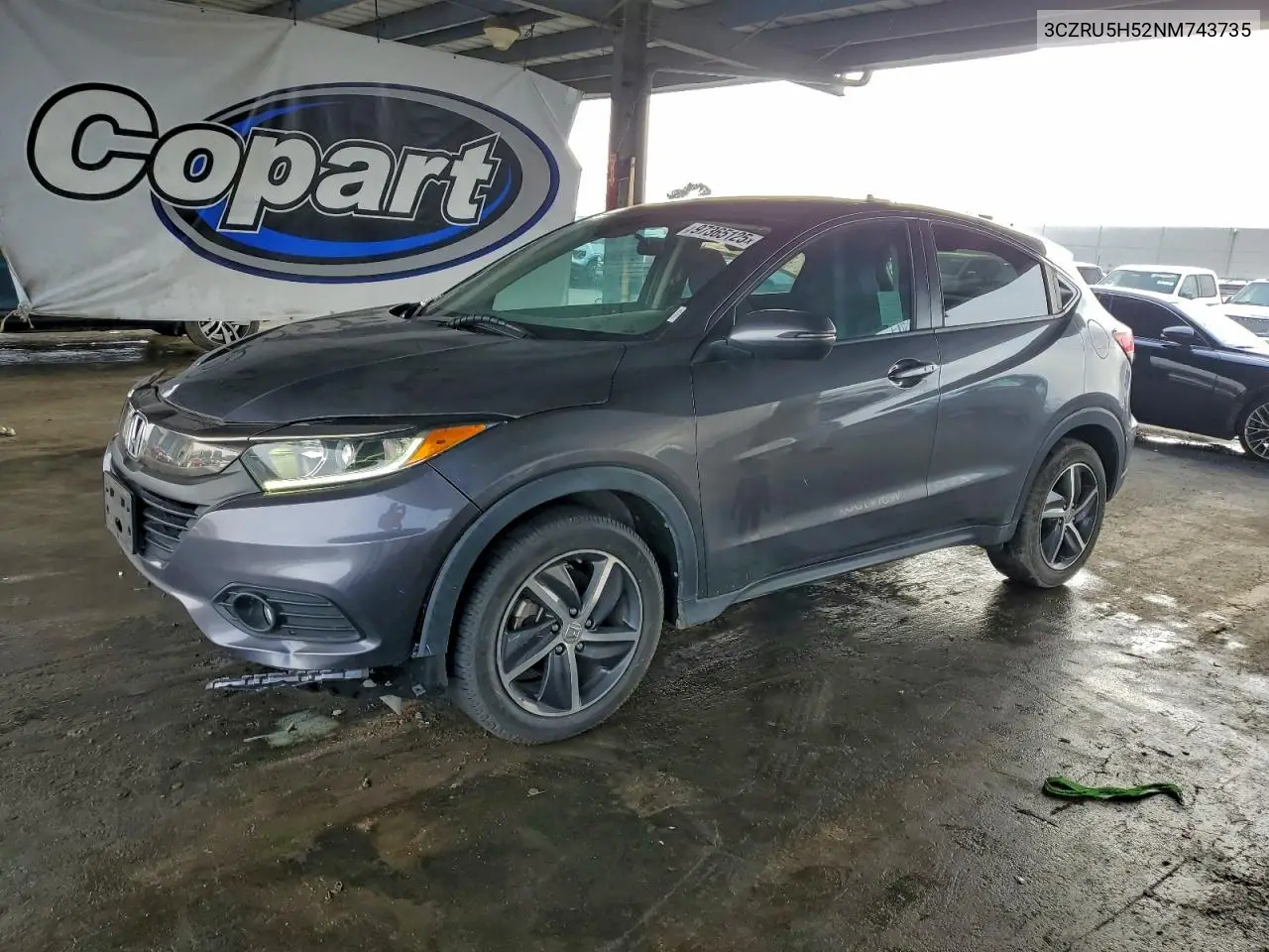 3CZRU5H52NM743735 2022 Honda Hr-V Ex