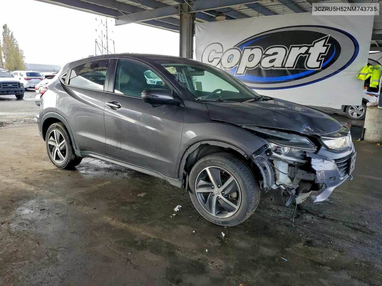 3CZRU5H52NM743735 2022 Honda Hr-V Ex