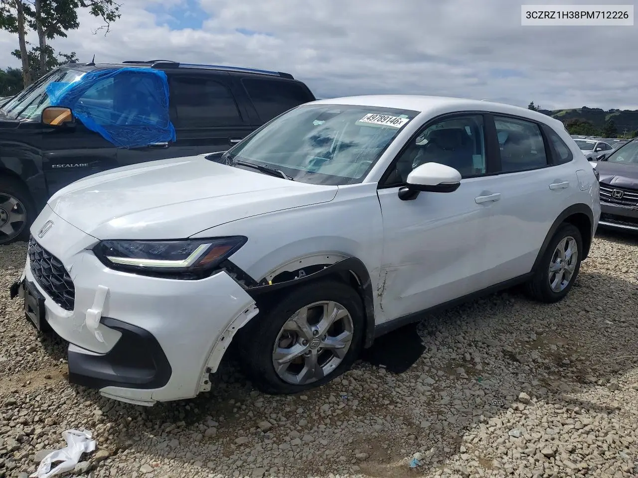 2023 Honda Hr-V Lx VIN: 3CZRZ1H38PM712226 Lot: 49789146
